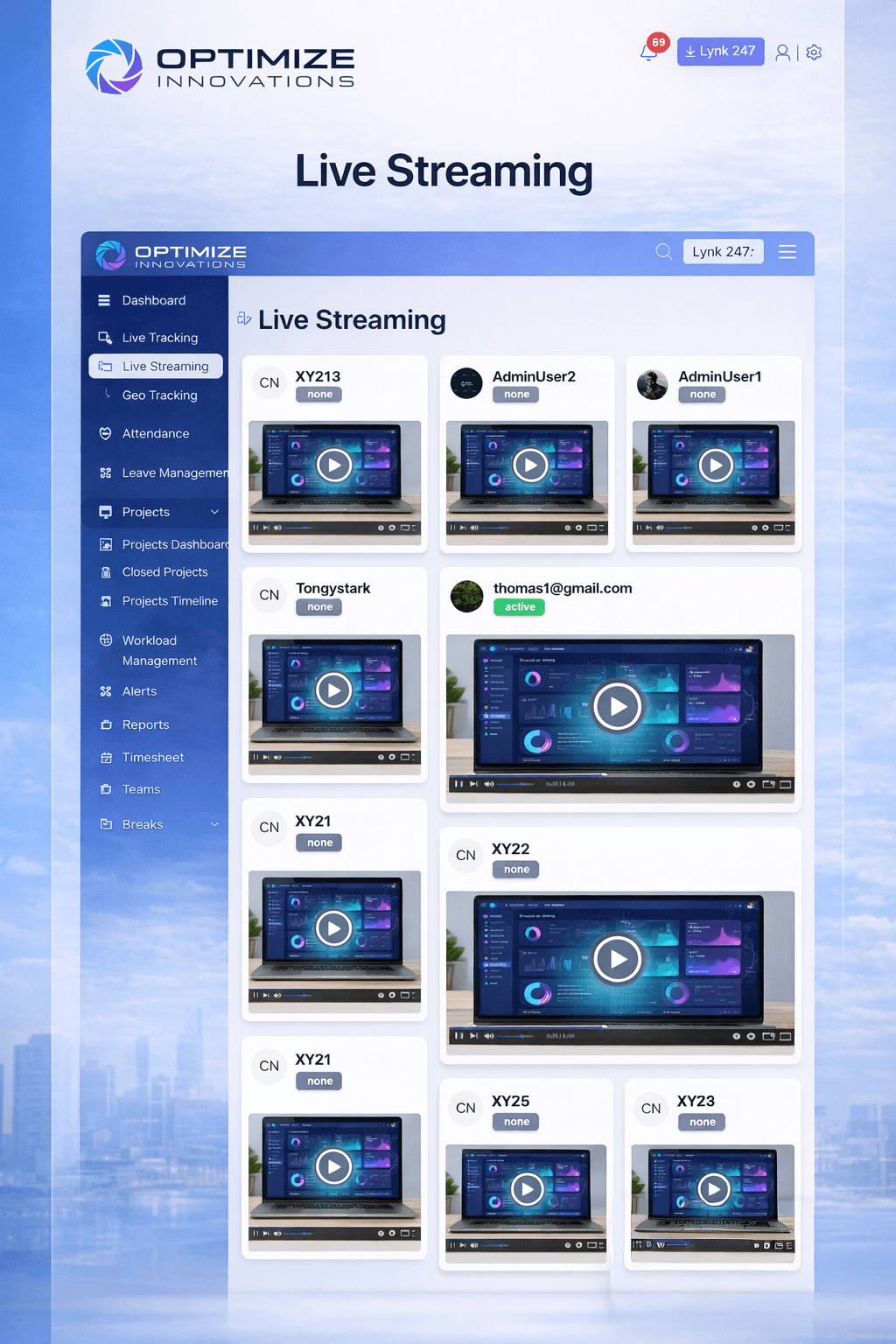 Lynk247 Feature Screenshot